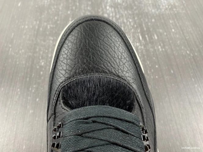 Retro Jordan Hair 819139-010 4 Pony Black 0814